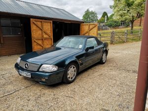 Merc 320SL roof up Merc 320SL roof up